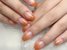 ジョアネイル(JOA Nail)/オレンジ/カラーグラ/シンプル