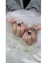 イーアップ(e-up)/チェックリボンネイル