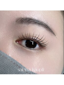 salon a kaupili【デザインキープラッシュ/まつげパーマ/マツエク】の写真/【大人女性におススメサロン◎】圧倒的に軽いデザインキープラッシュで可愛い目元へ♪