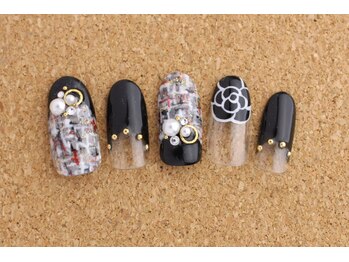 ネイルサロン ブランロール 白金店(Nail Salon Blanl'or)/ツイード×カメリア
