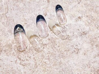 アンベリール 横浜店(Embellir)/(1726)キラキラフレンチネイル