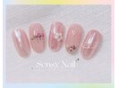 押し花主役のさっぱりニュアンス