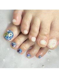 フットアシメデザイン