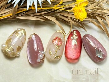 ウニネイル(uni nail)/サンプルデザイン リッチ