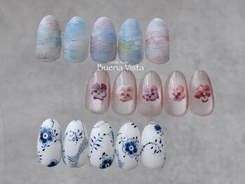 ブエナビスタ(Buena Vista)の写真/【完全個室/フィルイン対応☆】アートも豊富にご用意◎高技術&高品質で、上質なワンランク上の仕上がりに♪