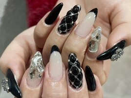 黒フレンチ×キルティング