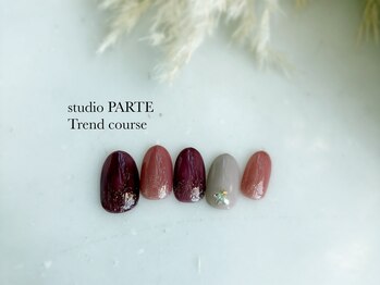 スタジオパルテ ネイルアイラッシュ(studio PARTE)/定額ハンド トレンドコース