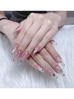 アキコネイルサロン(Akikoネイルサロン)/10本長さだし＋持ち込みデザイン