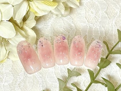 ネイル アンド アイラッシュ虹の写真