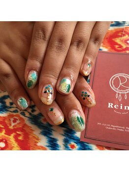 ネイルアンドアイラッシュ レーヌ(Reine)/豪華アートし放題