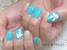 ネイルトリート 茨木駅前店(NAIL TREAT)/ティファニーブルー