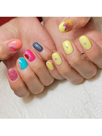 ネオンカラー/ニュアンス