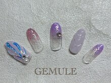 ネイルアンドアイラッシュ ジェムール 川越店(Nail&Eyelash GEMULE)/8月新作デザイン
