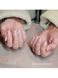 偏光パールのマニキュア