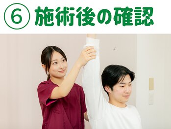 行徳駅前整体院/施術後の確認