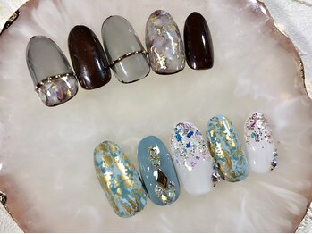 トゥーシェネイルズ(Touche'nails)/秋冬ネイル