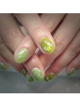 ネイルアート エクリ(Nail Art:Ecrit)/【押し花ネイル】