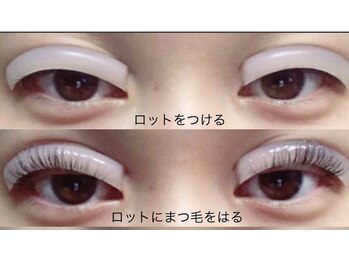 ウィンク(WINK)/ラッシュリフト工程