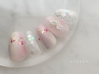 ヴィヴィアン ネイル(Vivian nail)/桜ネイル