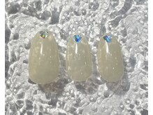 ミュウネイル(miu_nail)/ワンカラー×ハートホロ