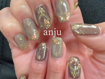 アンジュ(anju)の写真/【シンプル～トレンド◎全メニュードライケア付】選べる200色～♪ワンカラー¥3600/定額デザイン¥3900～