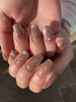サフィールネイルサフィールネイル(Saphir nail)/マグネットフレンチネイル
