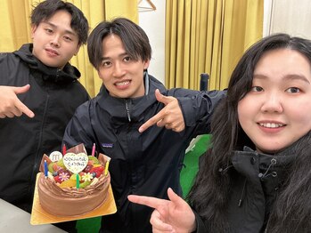 ひろがる接骨院 総社院/スタッフの誕生日でした♪