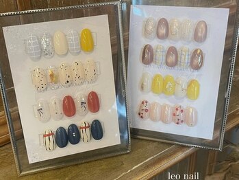レオネイル(leo nail)の写真/【定額コース¥6600/¥7700】口コミ多数のプライベートサロン★季節や人気のデザインを多数ご用意♪