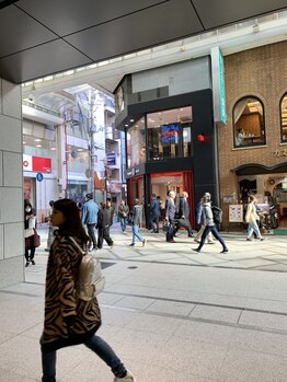 サクラ 心斎橋店(SAKURA)/当店までの道のり