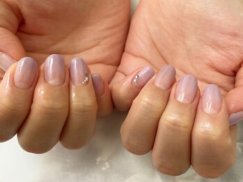 エムスラッシュ ネイル センター北店(M.SLASH)/ラベンダーグラデーション