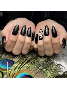 レディスペネイル ノウラ 名駅店(Redispe nail NouRa)/ブラックネイル