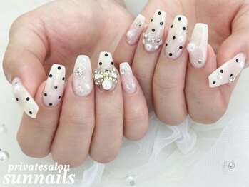 サンネイルズ(sun nails)/6本アート
