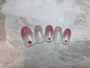 マイフェアレディ 今池(MyFairLady)/透明感ピンクグラデ×ホロラメ