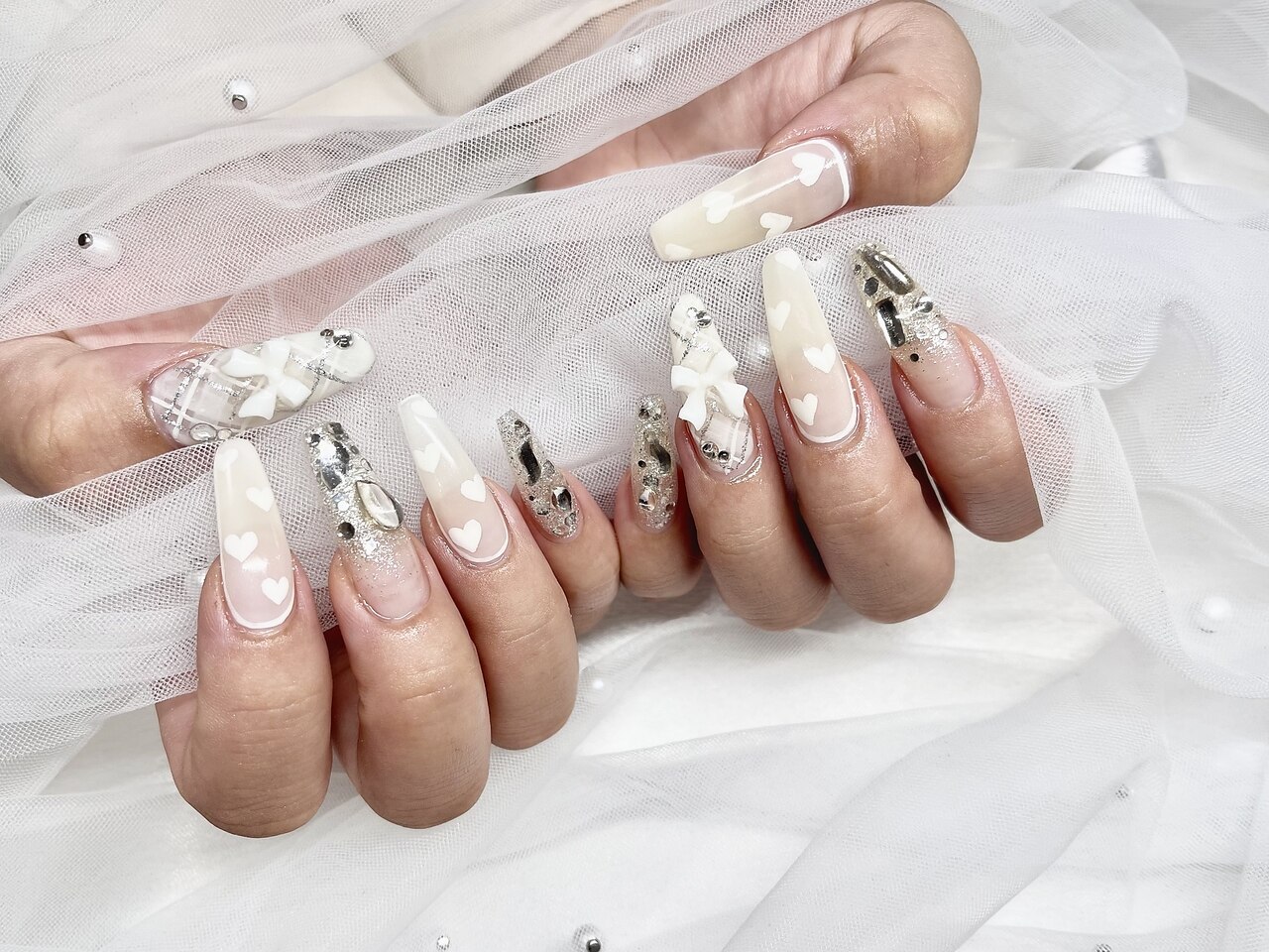 なお　スーパーロングネイル スーパロングネイルのネイルデザイン｜ネイルブック