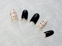 ネイルスパシェリー 金沢文庫/モノトーンネイル