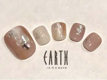 アース コアフュールボーテ 新潟中野山店 (EARTH Coiffure beaute')/ピンク×白ニュアンス ￥6500