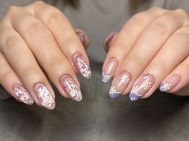 お花×お花