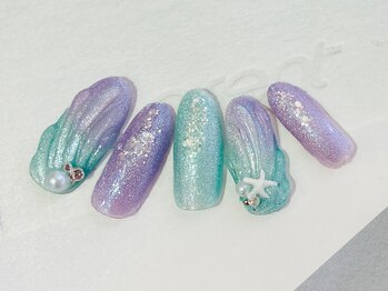 サロン アウラ(salon AULA)/マーメイドネイル 初回/7500円