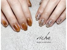 リーチェ ビューティアンドネイルサロン 大名店(Beauty&Nail Salon)/お洒落アシメネイル☆