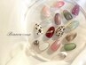 【ジェルネイル】選べるニュアンスアート2本付き♪シンプルハンドネイル¥6350