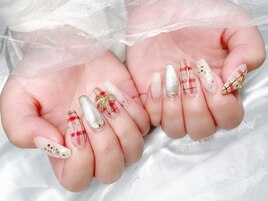 チェックネイル　マグネット