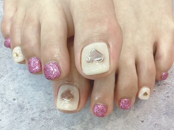 ジャスミンネイル(Jasmine Nail)/フットジェル☆¥7500コース♪