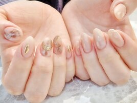 ＊ベージュ＊アシンメトリー＊