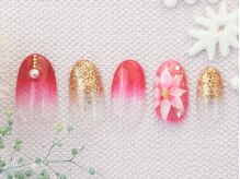 ネイルズガッシュ 蒲田東口店(NAILsGUSH)/＊ポインセチア＊