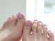 イズネイル 大垣(...is nail)の写真/【ケア重視のフットネイル】こだわった丁寧なケアでキレイな足先へ導く♪1人サロンだから相談しやすい