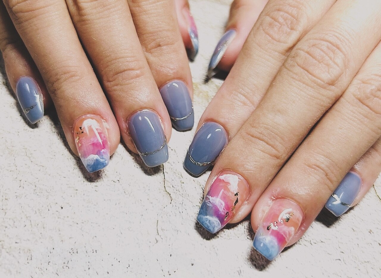 ⑧つけ爪7個セット デザイン多様バラ売り、まとめ売り可 ネイルテラス(nail terrace)｜ホットペッパービューティー