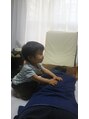 楽しよう 緑店&nbsp;お母さんを施術。英才教育。