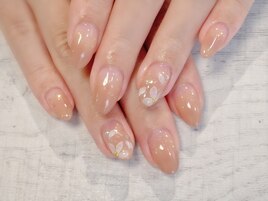 ＊ホワイトフラワー＊グラデ＊