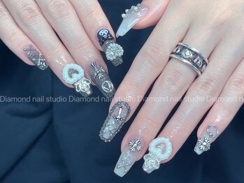 ダイアモンドネイルスタジオ 道玄坂店(Diamond Nail Studio)の写真/豊富なカラーとパーツでお気に入りの爪先へ♪流行のパーツも豊富に取り揃えているので満足度◎