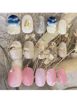 8月キャンペーンネイル